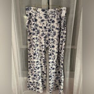 Abercrombie & fitch wide leg linen pants.